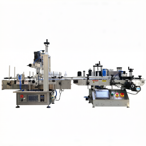 Tabletop Round Bottle Capping & Labeling Machine